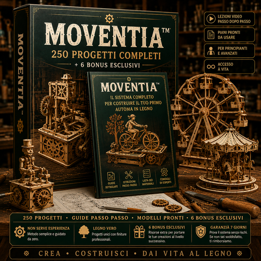 MOVENTIA 250 Progetti di Automi in Legno
