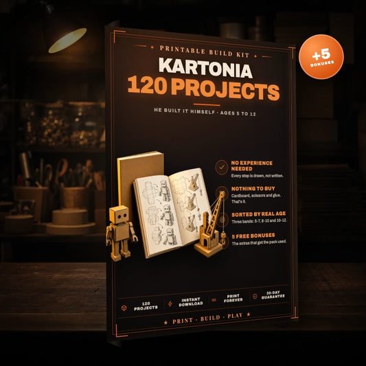 KARTONIA — 120 cardboard projects, ages 5-12