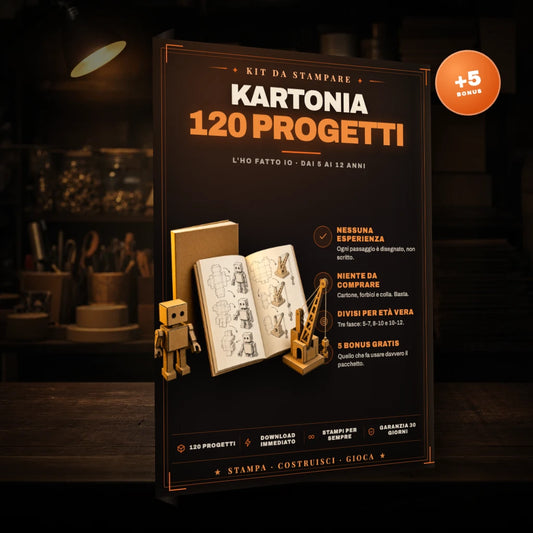 KARTONIA — 120 progetti di cartone, dai 5 ai 12 anni