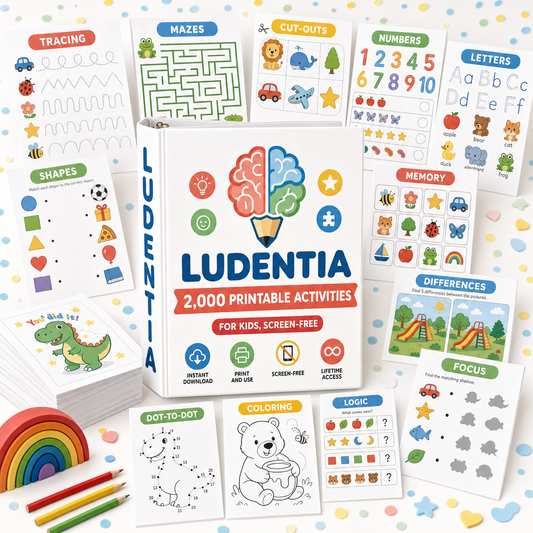LUDENTIA — 2,000 printable activities + the app